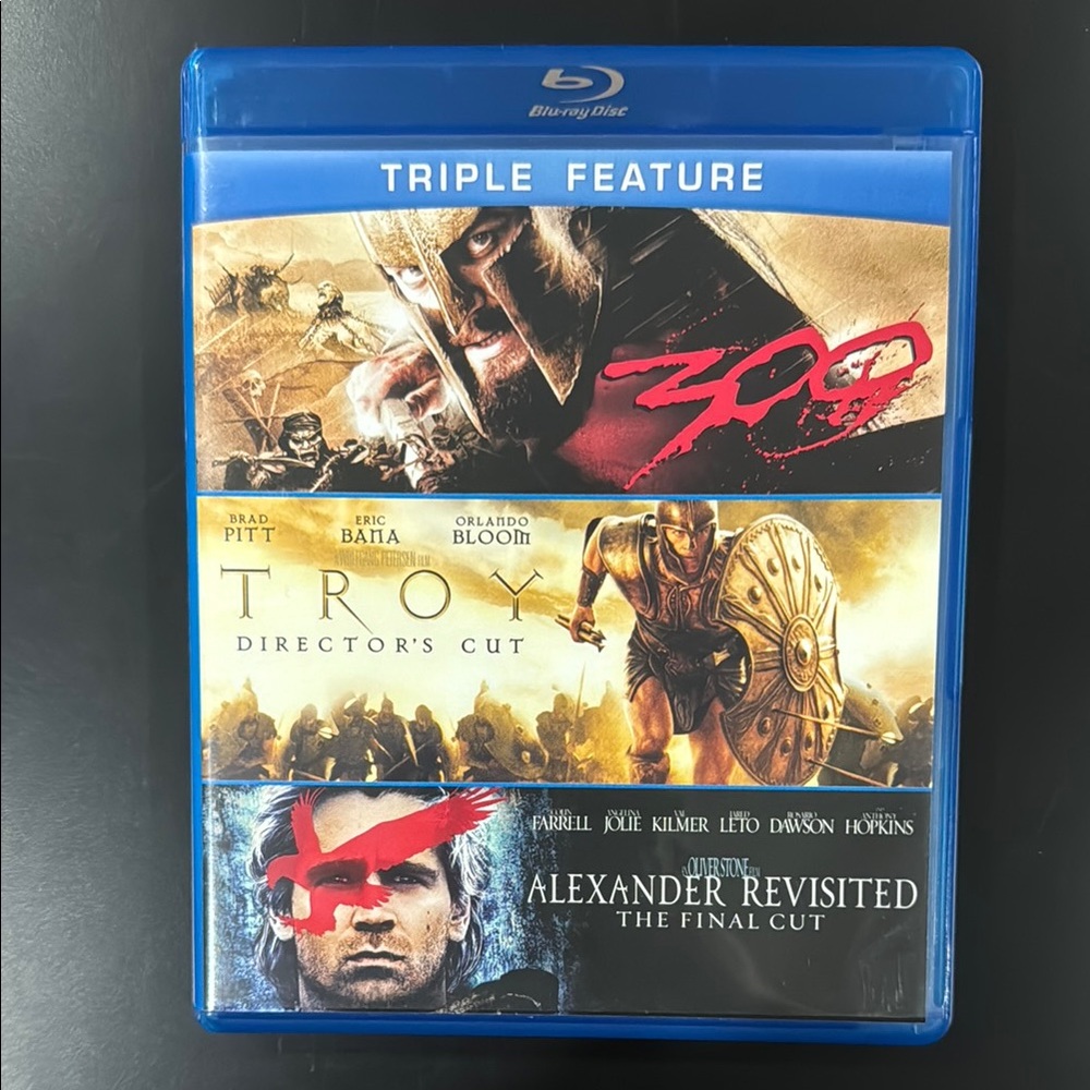Triple Feature: 300 / Troy / Alexander Revisited - Blu-ray Set